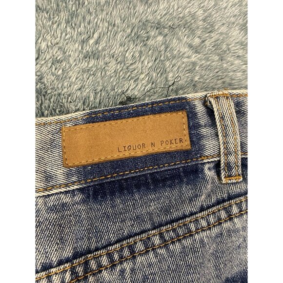 Liquor n Poker Step Waist Jeans - Size 12 Light Wash - Picture 6 of 7